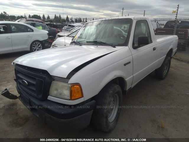 1FTYR10U94PA87069 - 2004 FORD RANGER WHITE photo 2