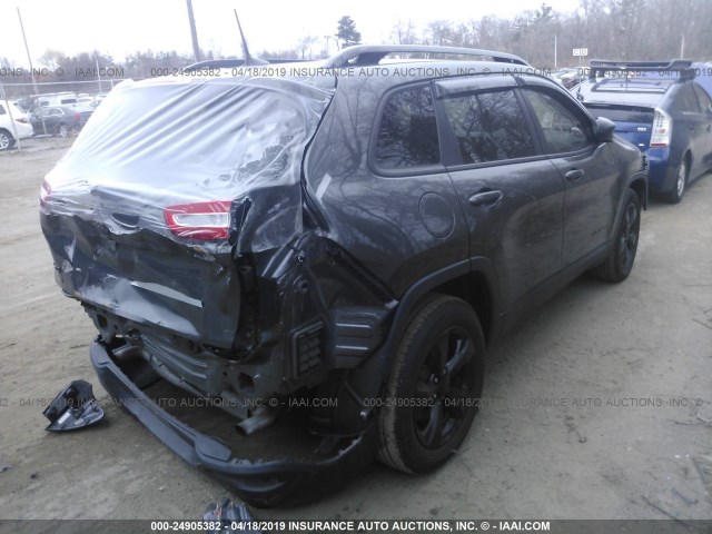 1C4PJMCS7GW225989 - 2016 JEEP CHEROKEE LATITUDE GRAY photo 4