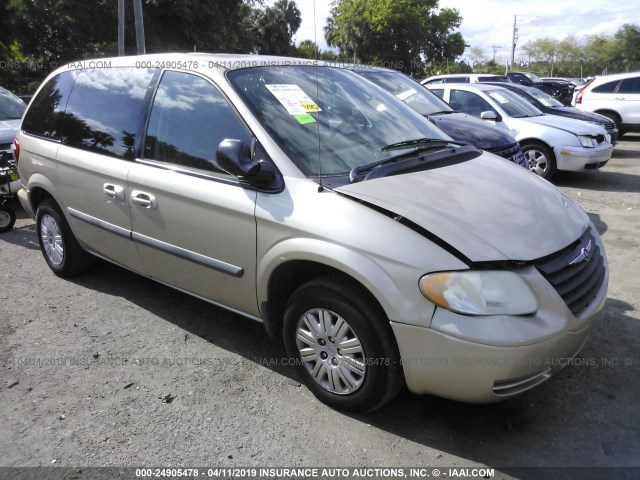 1C4GP45R05B319886 - 2005 CHRYSLER TOWN & COUNTRY  GOLD photo 1