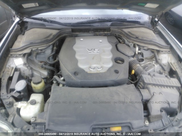 JNKAY01E16M112197 - 2006 INFINITI M35 SPORT GREEN photo 10