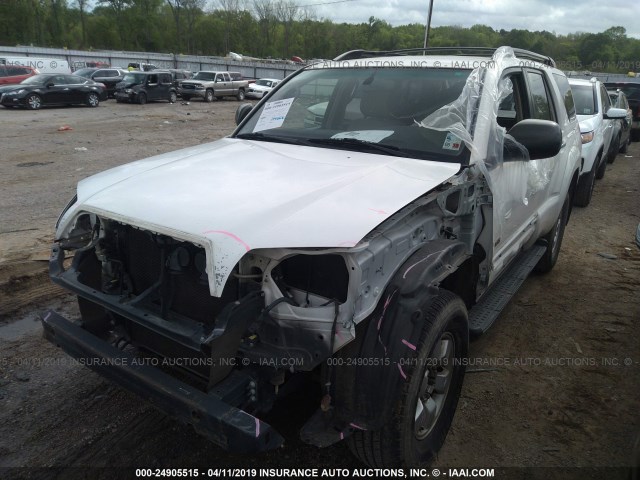 JTEZU14R370094729 - 2007 TOYOTA 4RUNNER SR5/SPORT WHITE photo 2