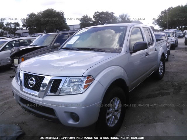 1N6DD0ER3JN721606 - 2018 NISSAN FRONTIER S/SV/SL/PRO-4X SILVER photo 2