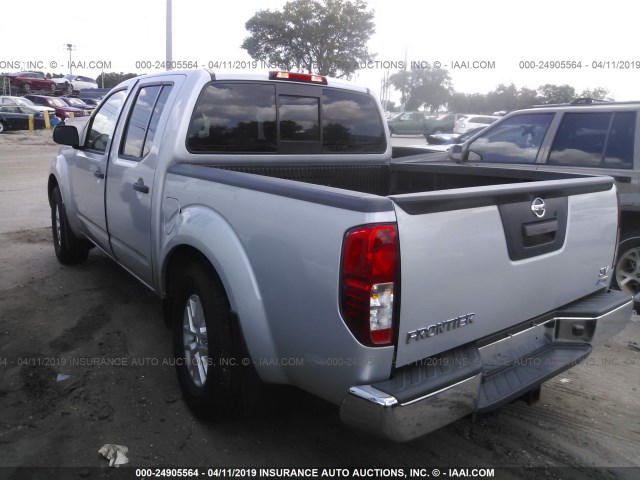 1N6DD0ER3JN721606 - 2018 NISSAN FRONTIER S/SV/SL/PRO-4X SILVER photo 3