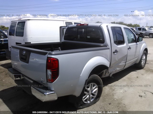 1N6DD0ER3JN721606 - 2018 NISSAN FRONTIER S/SV/SL/PRO-4X SILVER photo 4