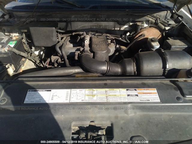 1FTDF1720VKA23903 - 1997 FORD F150 WHITE photo 10