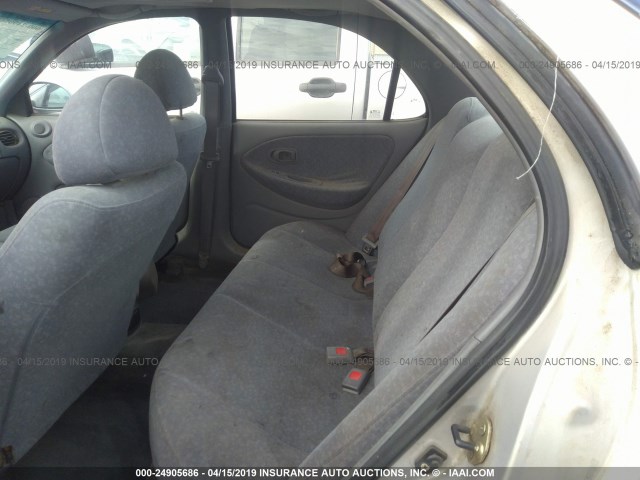 KMHJF35F4YU933806 - 2000 HYUNDAI ELANTRA GLS GRAY photo 8