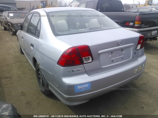 1HGES16385L029843 - 2005 HONDA CIVIC DX VP Gümüş foto 3