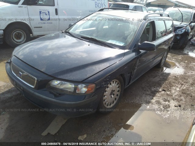 YV1SW58D311129397 - 2001 VOLVO V70 2.4T BLUE photo 6