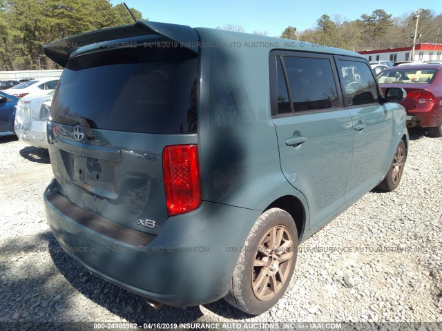 JTLKE50E381000958 - 2008 TOYOTA SCION XB 蓝色 照片 4
