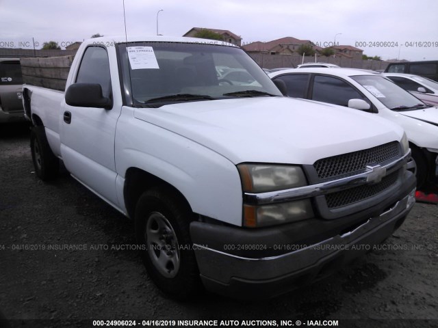 1GCEC14X84Z325166 - 2004 CHEVROLET SILVERADO C1500 WHITE photo 1