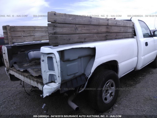 1GCEC14X84Z325166 - 2004 CHEVROLET SILVERADO C1500 WHITE photo 6