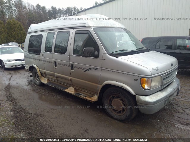 1FDRE14L5YHA42529 - 2000 FORD ECONOLINE E150 VAN SILVER photo 1