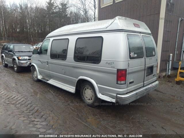 1FDRE14L5YHA42529 - 2000 FORD ECONOLINE E150 VAN SILVER photo 3