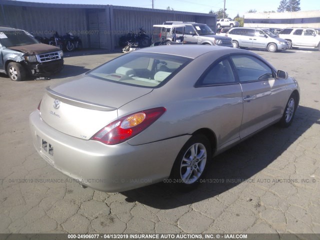 4T1CE38PX6U712370 - 2006 TOYOTA CAMRY SOLARA SE/SLE TAN photo 4