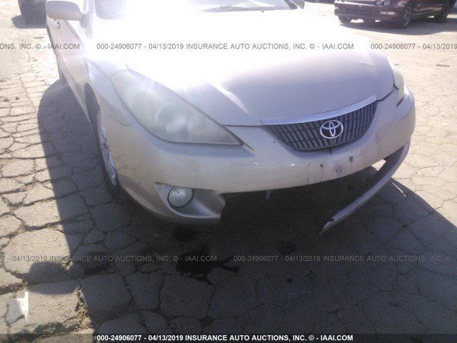 4T1CE38PX6U712370 - 2006 TOYOTA CAMRY SOLARA SE/SLE TAN photo 6