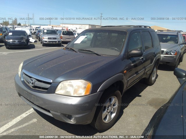 4F2CU08101KM37193 - 2001 MAZDA TRIBUTE LX/ES 蓝色 照片 2