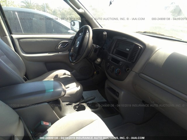 4F2CU08101KM37193 - 2001 MAZDA TRIBUTE LX/ES 蓝色 照片 5