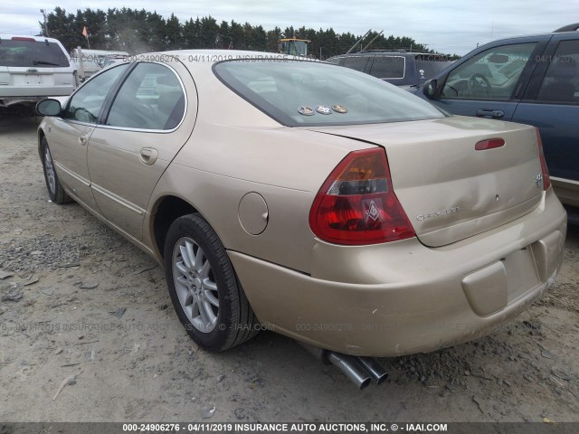 2C3HE66G31H699573 - 2001 CHRYSLER 300M BEIGE photo 3