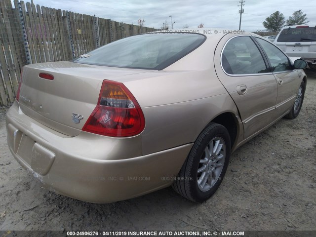 2C3HE66G31H699573 - 2001 CHRYSLER 300M BEIGE photo 4