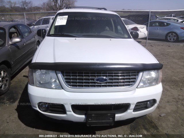 1FMZU73K54ZB07107 - 2004 FORD EXPLORER XLT/XLT SPORT/NBX Білий фото 6