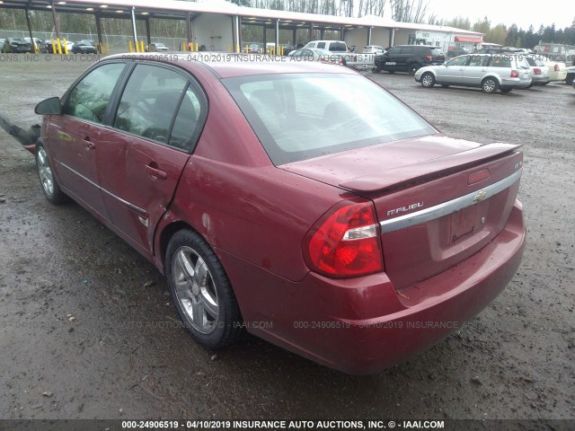 1G1ZU53806F229884 - 2006 CHEVROLET MALIBU LTZ მუქწითელი ფოტო 3