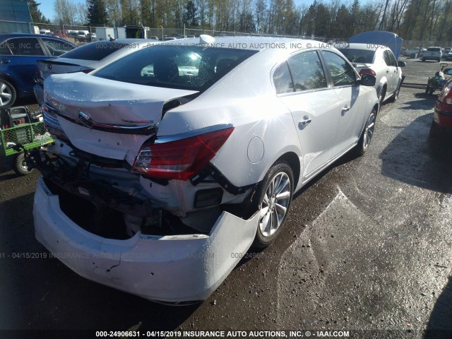 1G4GB5G3XFF295177 - 2015 BUICK LACROSSE WHITE photo 4