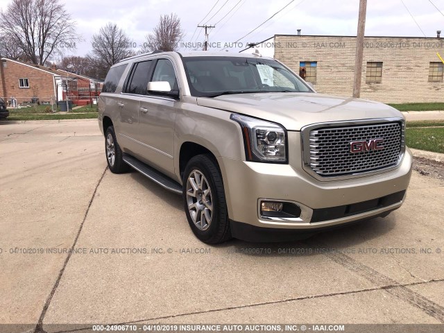 1GKS2JKJ5FR545876 - 2015 GMC YUKON XL DENALI GOLD photo 1