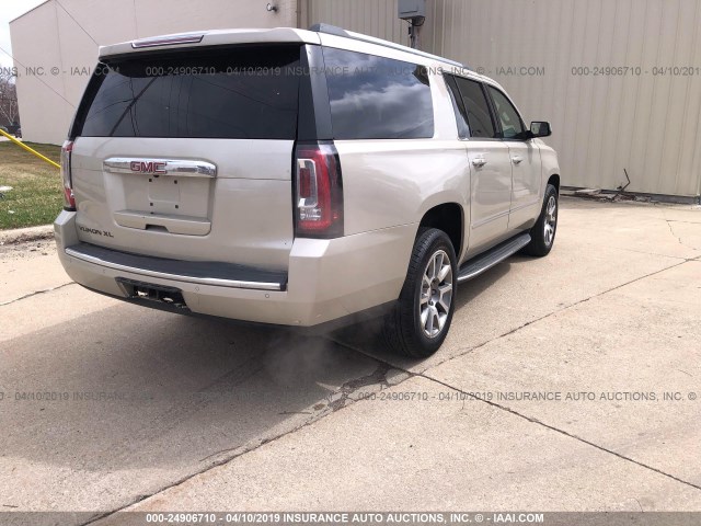 1GKS2JKJ5FR545876 - 2015 GMC YUKON XL DENALI GOLD photo 4