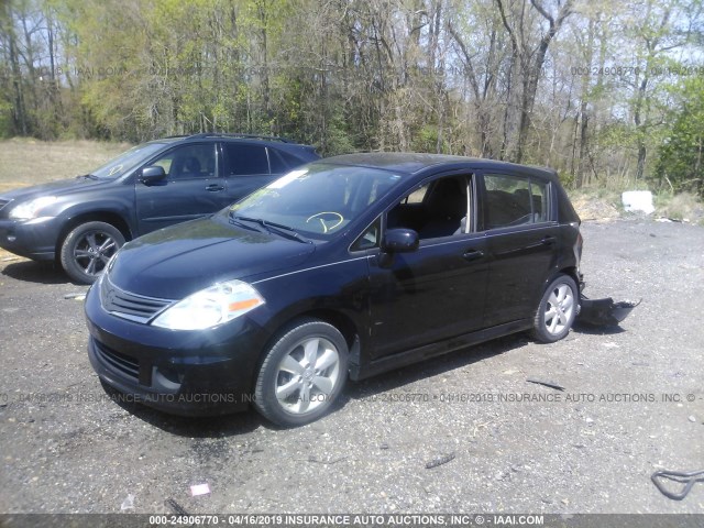 3N1BC1CP4CK249531 - 2012 NISSAN VERSA S/SL BLACK photo 2