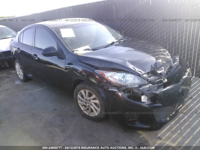 JM1BL1V77C1630754 - 2012 MAZDA 3 I BLACK photo 1