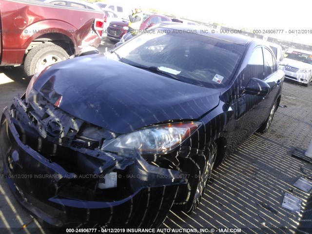 JM1BL1V77C1630754 - 2012 MAZDA 3 I BLACK photo 2