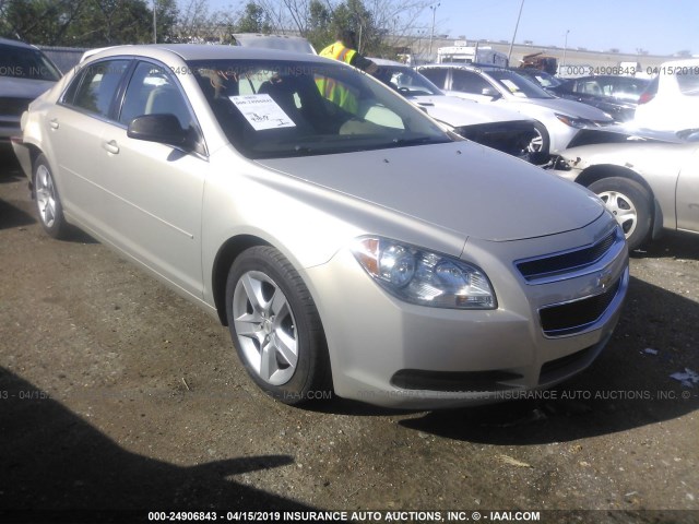 1G1ZB5E01CF240661 - 2012 CHEVROLET MALIBU LS GOLD photo 1