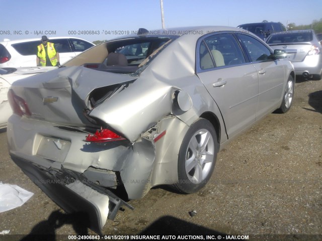 1G1ZB5E01CF240661 - 2012 CHEVROLET MALIBU LS GOLD photo 4