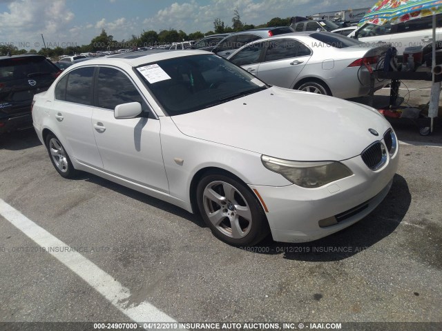 WBANW13508CZ70729 - 2008 BMW 535 I WHITE photo 1