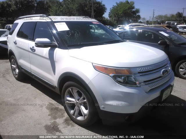 1FMHK7F81BGA45294 - 2011 FORD EXPLORER LIMITED WHITE photo 1