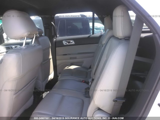 1FMHK7F81BGA45294 - 2011 FORD EXPLORER LIMITED WHITE photo 8