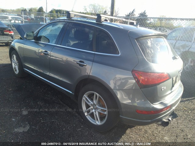 WA1LFAFP3FA027812 - 2015 AUDI Q5 PREMIUM PLUS GRAY photo 3