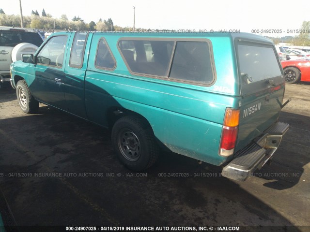 1N6SD16S7SC409770 - 1995 NISSAN TRUCK KING CAB XE TURQUOISE photo 3