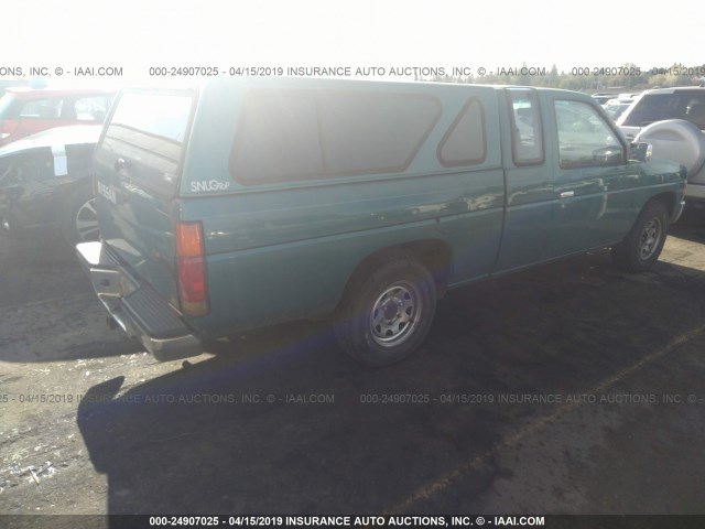 1N6SD16S7SC409770 - 1995 NISSAN TRUCK KING CAB XE TURQUOISE photo 4