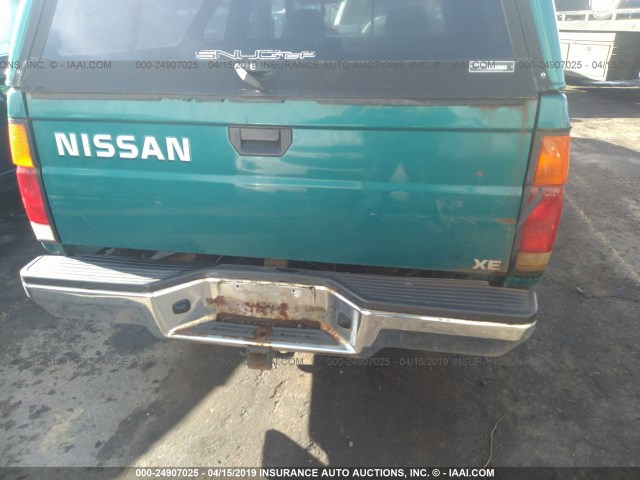 1N6SD16S7SC409770 - 1995 NISSAN TRUCK KING CAB XE TURQUOISE photo 6