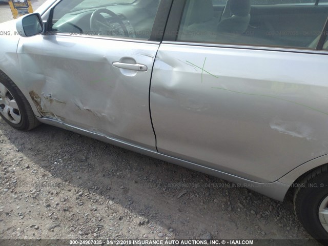 4T1BE46K97U171614 - 2007 TOYOTA CAMRY NEW GENERAT CE/LE/XLE/SE SILVER photo 6