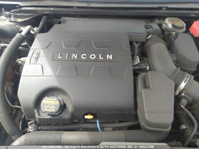 1LNHL9EK8EG601739 - 2014 LINCOLN MKS BEIGE photo 10