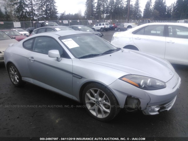 KMHHN66F88U269365 - 2008 HYUNDAI TIBURON GT/SE/GT LIMITED SILVER photo 1