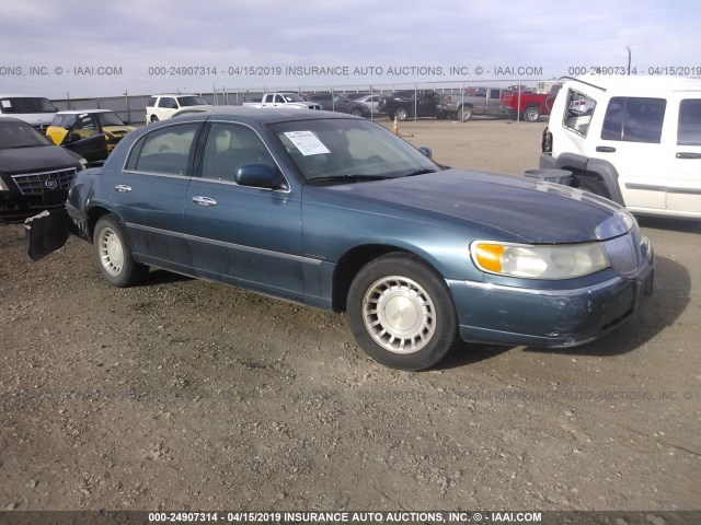 1LNHM81W91Y629456 - 2001 LINCOLN TOWN CAR EXECUTIVE BLUE photo 1