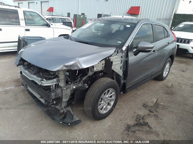 JA4AT3AA5KZ033444 - 2019 MITSUBISHI ECLIPSE CROSS ES GRAY photo 2