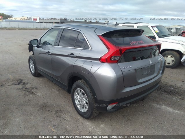 JA4AT3AA5KZ033444 - 2019 MITSUBISHI ECLIPSE CROSS ES GRAY photo 3