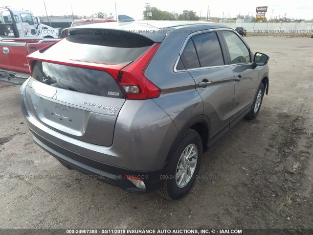 JA4AT3AA5KZ033444 - 2019 MITSUBISHI ECLIPSE CROSS ES GRAY photo 4