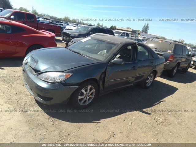 4T1BF30K16U113494 - 2006 TOYOTA CAMRY LE/XLE/SE TURQUOISE photo 2