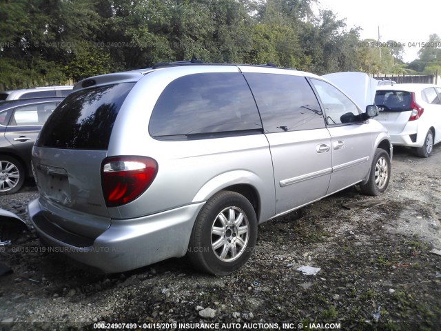 2C4GP54L05R328544 - 2005 CHRYSLER TOWN & COUNTRY TOURING SILVER photo 4