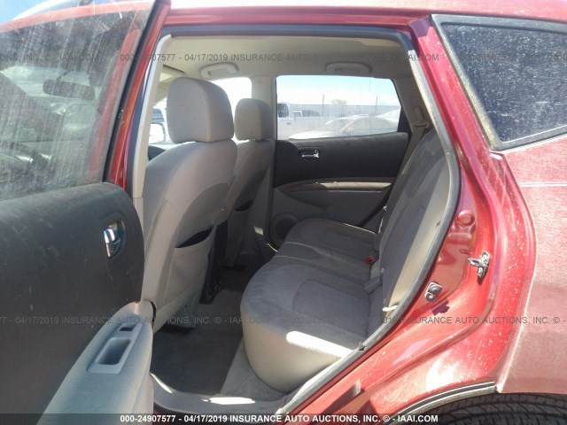 JN8AS5MV6BW288807 - 2011 NISSAN ROGUE S/SV/KROM RED photo 8